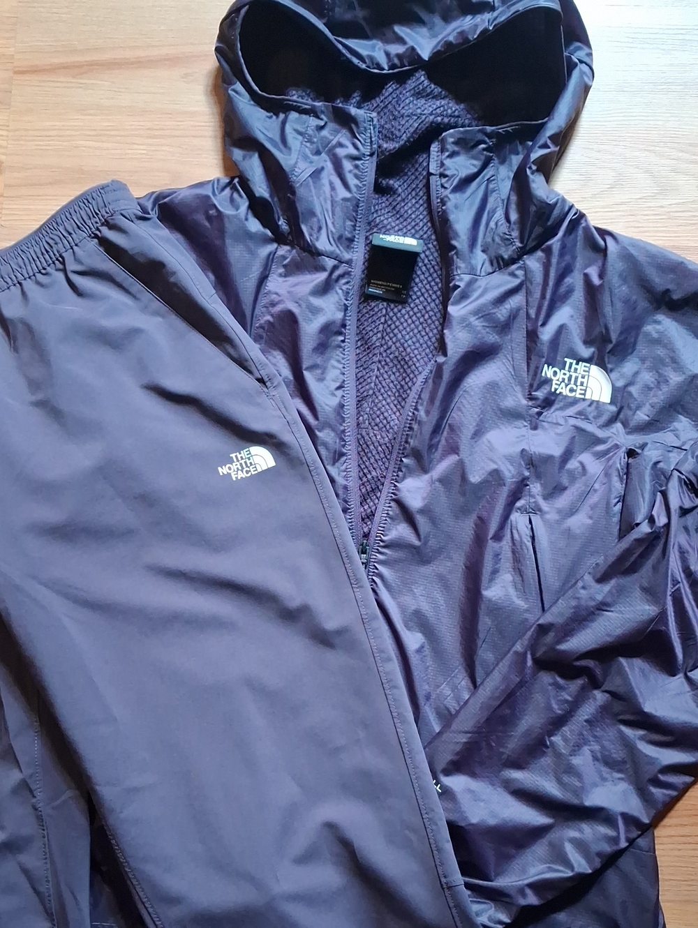 The North Face Women's Purple Rain Jacket and Pants Set